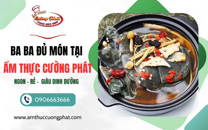 Ba Ba tiềm thuốc bắc tại Ẩm Thực Cường Phát